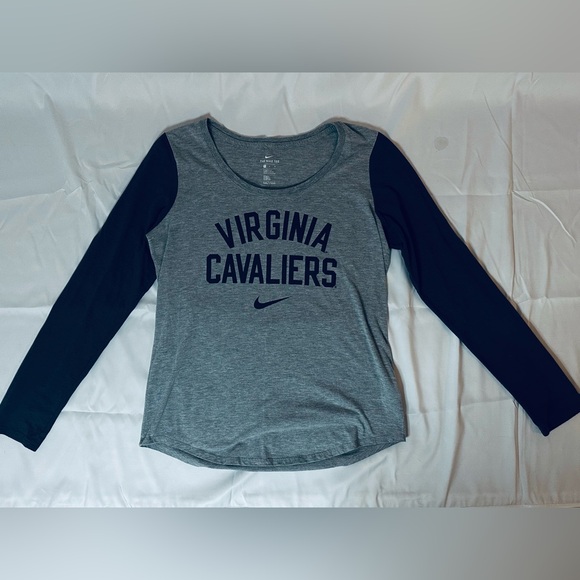 Nike UVA Long Sleeve Baseball Tee - Picture 4 of 6